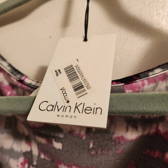 CALVIN KLEIN SLEEVELESS DRAPED TOP - Picture 2 of 2